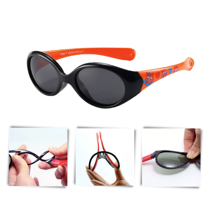 Polarized Baby Sunglasses with Strap for Ages 0 – 3