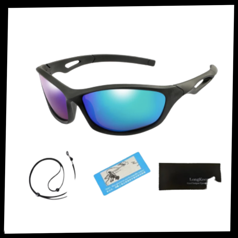 Polarized Sports Kids Sunglasses with Strap