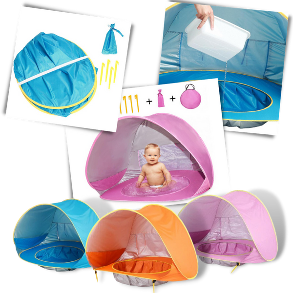 Portable Baby Beach Tent with Mini Pool