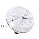 Portable ultrasonic dishwasher & laundry machine