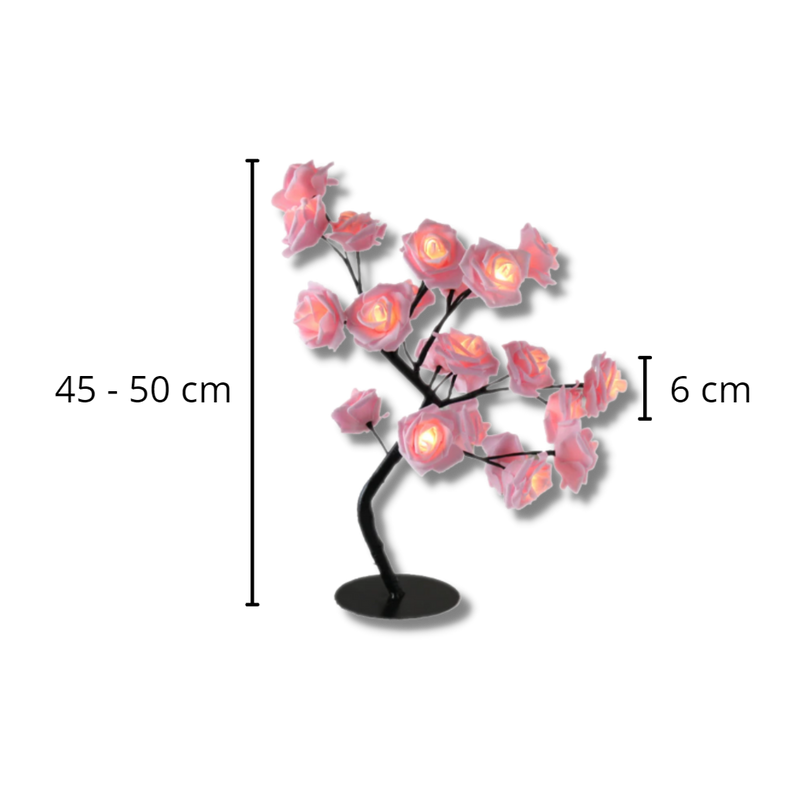 Delightful Rose Tree Lamp