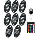 Pack of 8 RGB Light for Vehicles