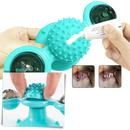 Rotative Windmill Cat Toy With Brush