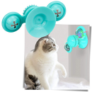 Rotative Windmill Cat Toy With Brush