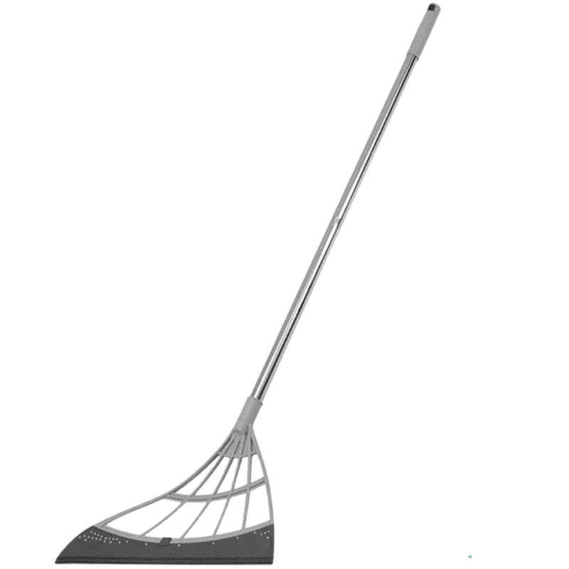 Telescopic rubber sweeper