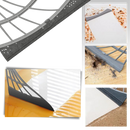 Telescopic rubber sweeper