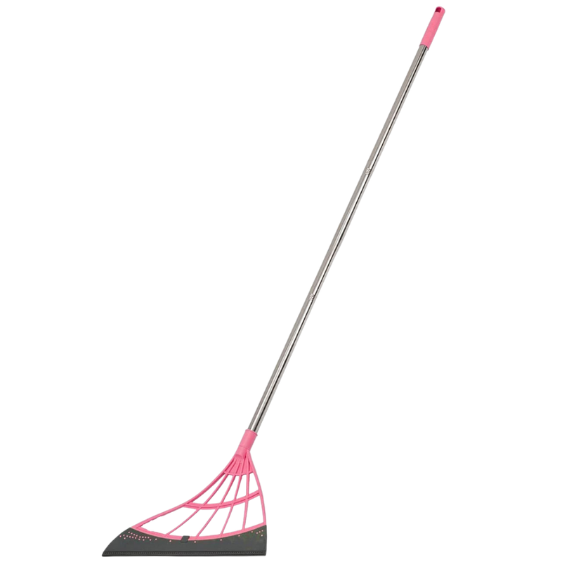 Telescopic rubber sweeper
