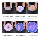 Pack of 6 Silicone Stretch Lids