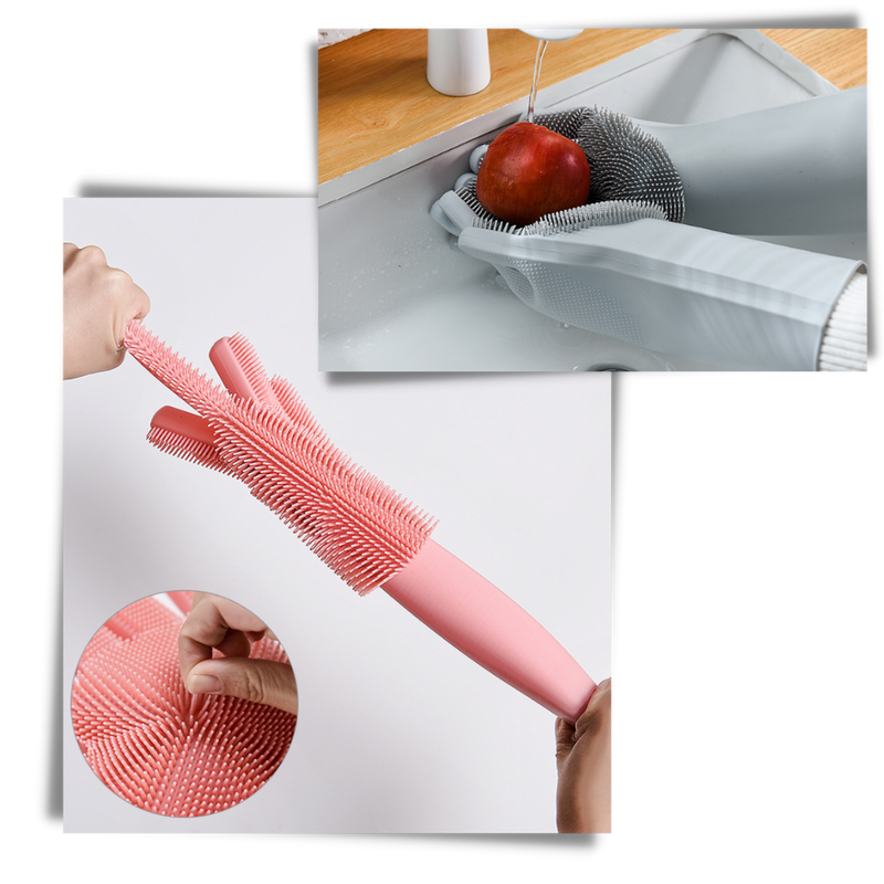 Multi-Purpose Silicone Washing-Up Gloves