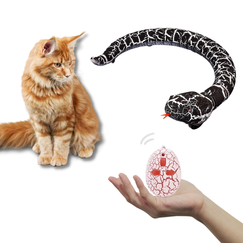 Remote control interactive snake toy for cat