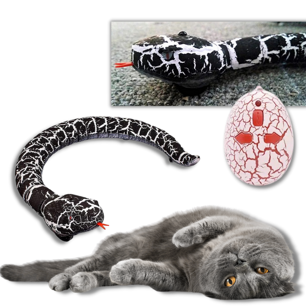 Remote control interactive snake toy for cat