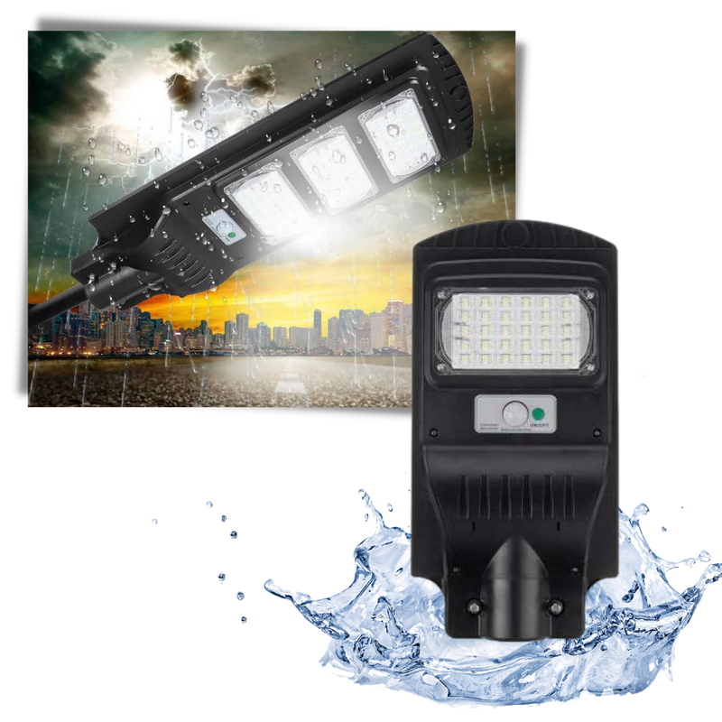 Motion-Sensing Solar-Powered Outdoor LED