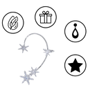 Pair of Zirconia Clip-on Fashion Earrings