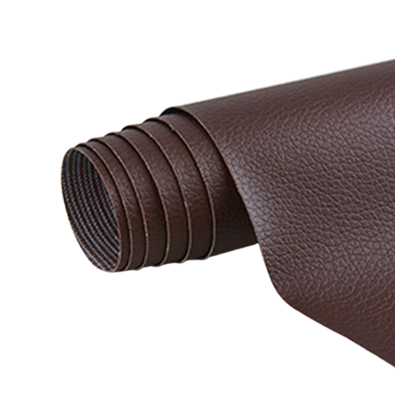 Self-adhesive leather repair patch