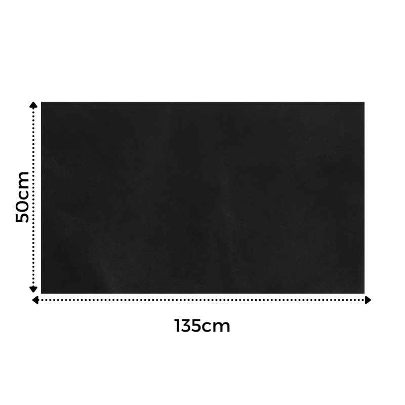 Self-adhesive leather repair patch