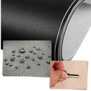 Self-adhesive leather repair patch
