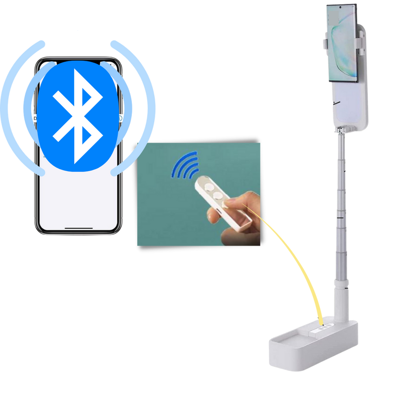 Smartphone Holder Integrated Bluetooth Light Kit
