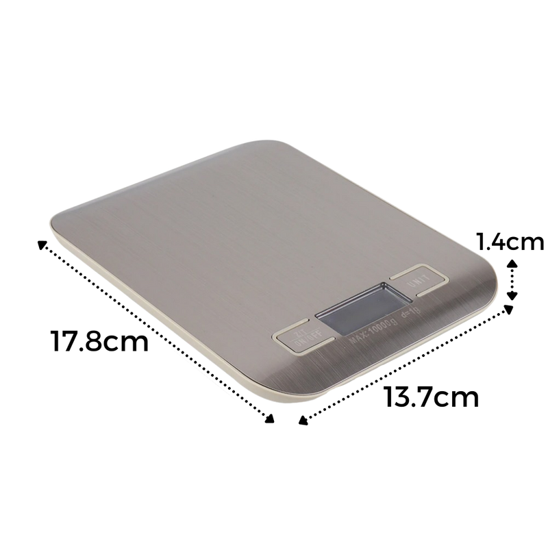 Stainless Steel LCD Digital Kitchen Scale