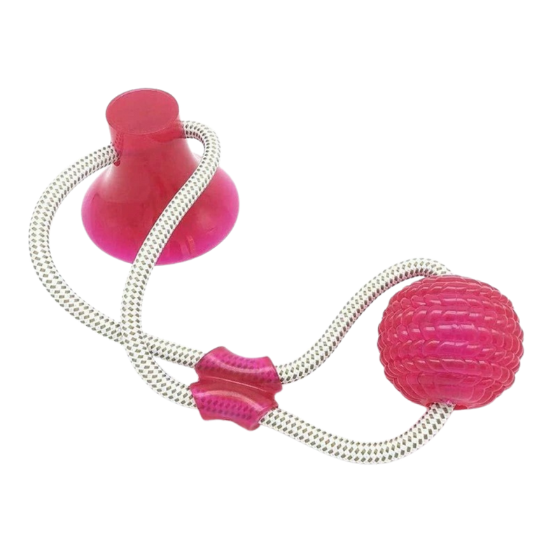 Suction Cup Dog Pull Ball Toy