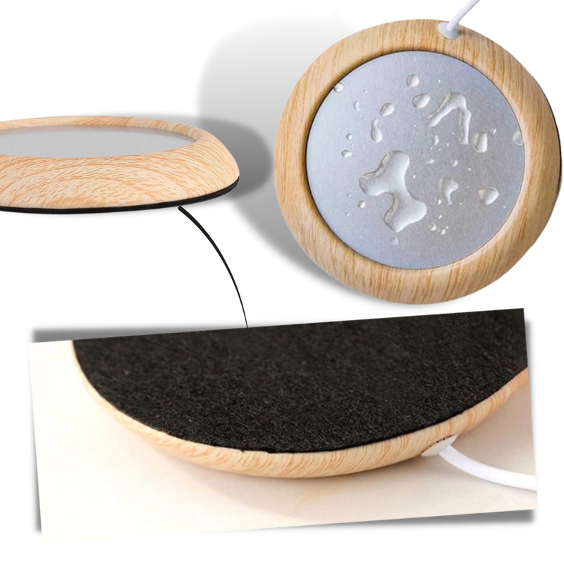 USB Electric Wood Cup Warmer