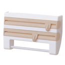 4-in-1 Wall Mounted Plastic Film and Paper Towel Holder