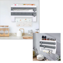 4-in-1 Wall Mounted Plastic Film and Paper Towel Holder