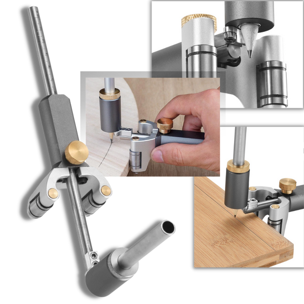 Dual Function Woodworking Scribing Tool