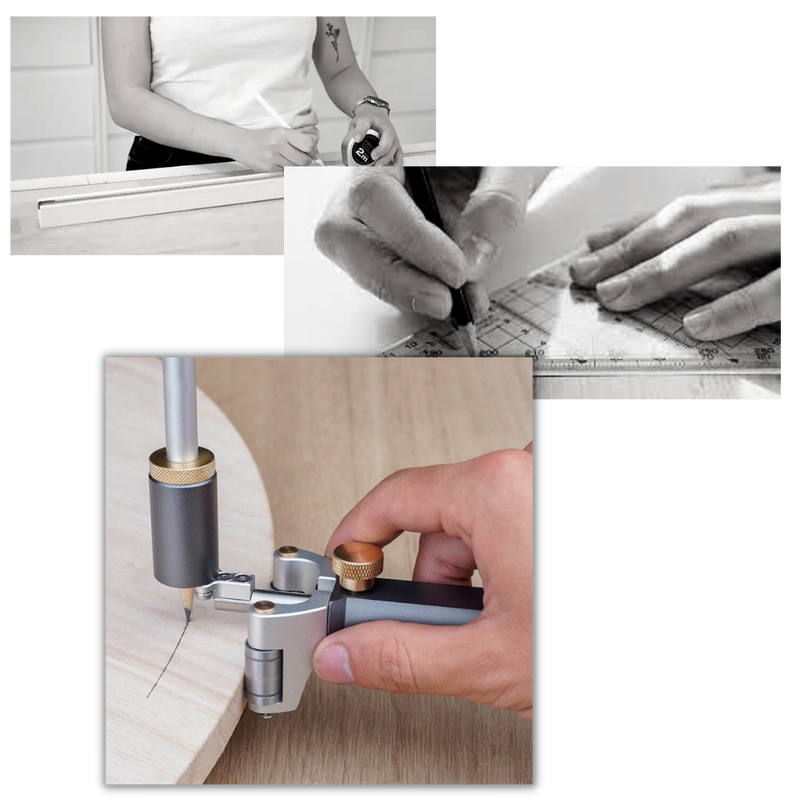 Dual Function Woodworking Scribing Tool