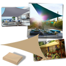 Water Resistant Triangle Sun Shade Sail