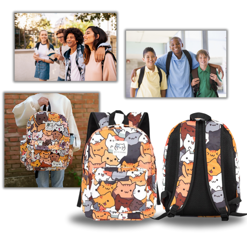 Whimsical Neko Astsum Backpack
