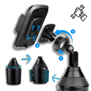 Adjustable Cell Phone Cup Holder Mount