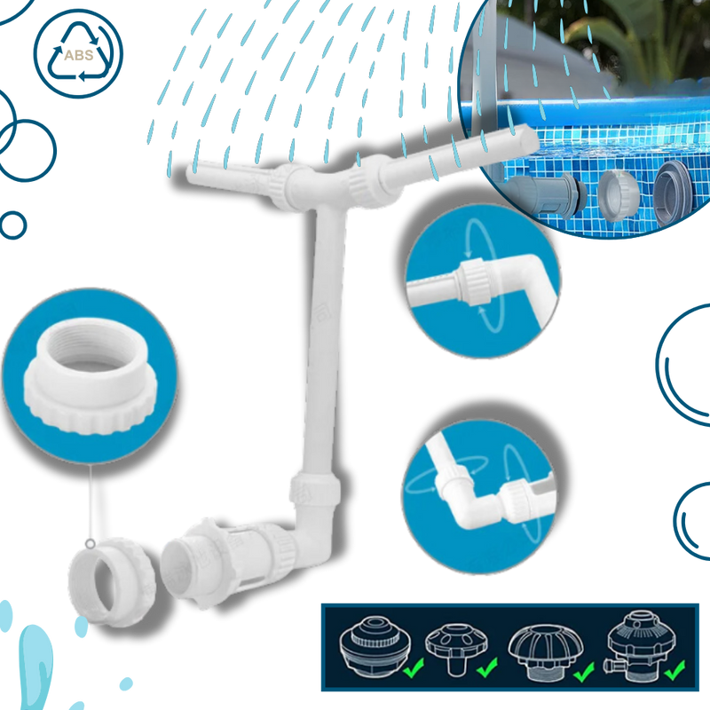 Adjustable Pool Waterfall Fountain