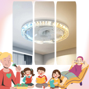 Aesthetic Ceiling Fan With Light And Remote