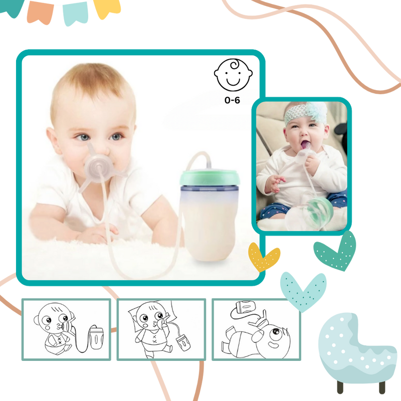 Anti-Colic Valve Self Feeding Bottle