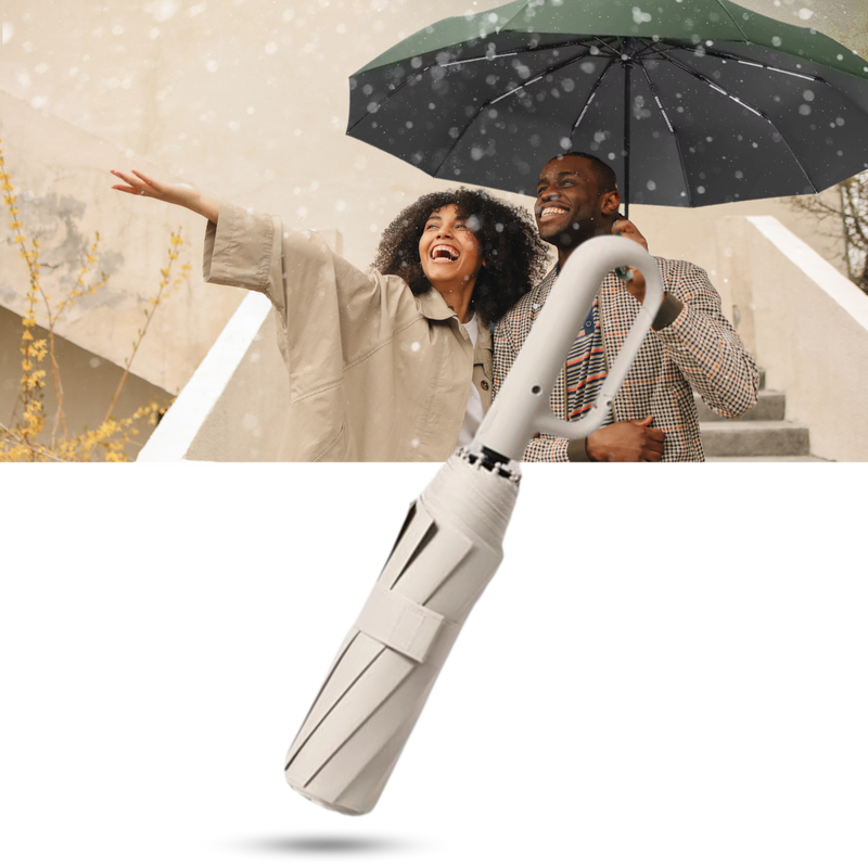 Automatic Lock Wind Resistant Umbrella