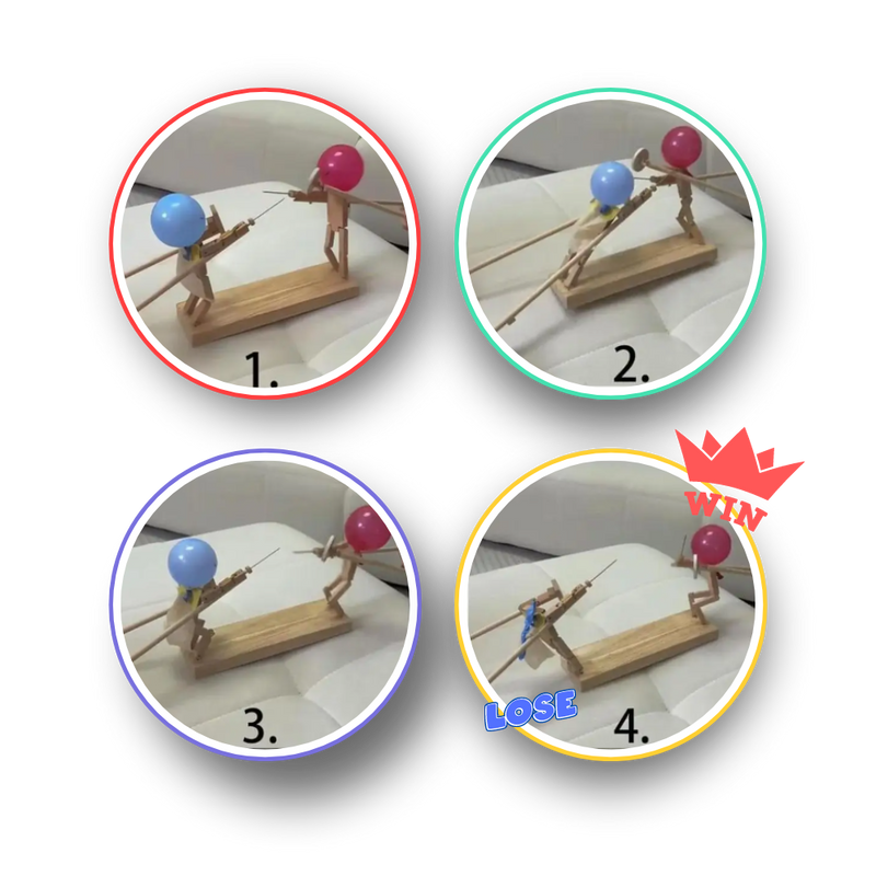 Bamboo Fun Balloon Fencing Game