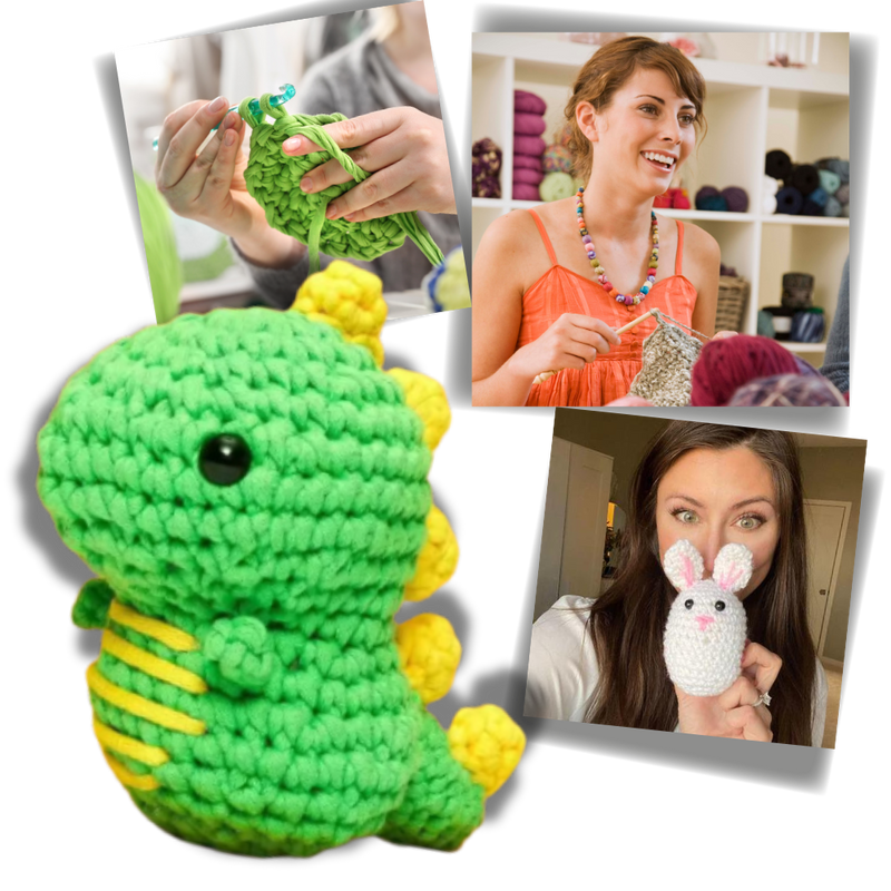 Beginner's Creative Crochet Animal Kits