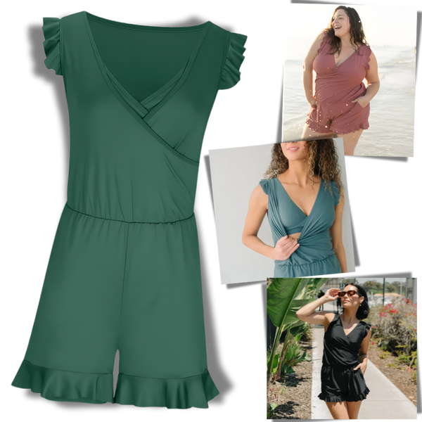 Built In Bra Swim Romper