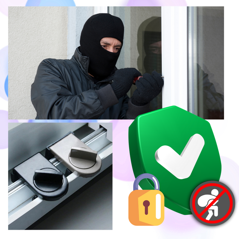 Burglar Proof Sliding Door Lock