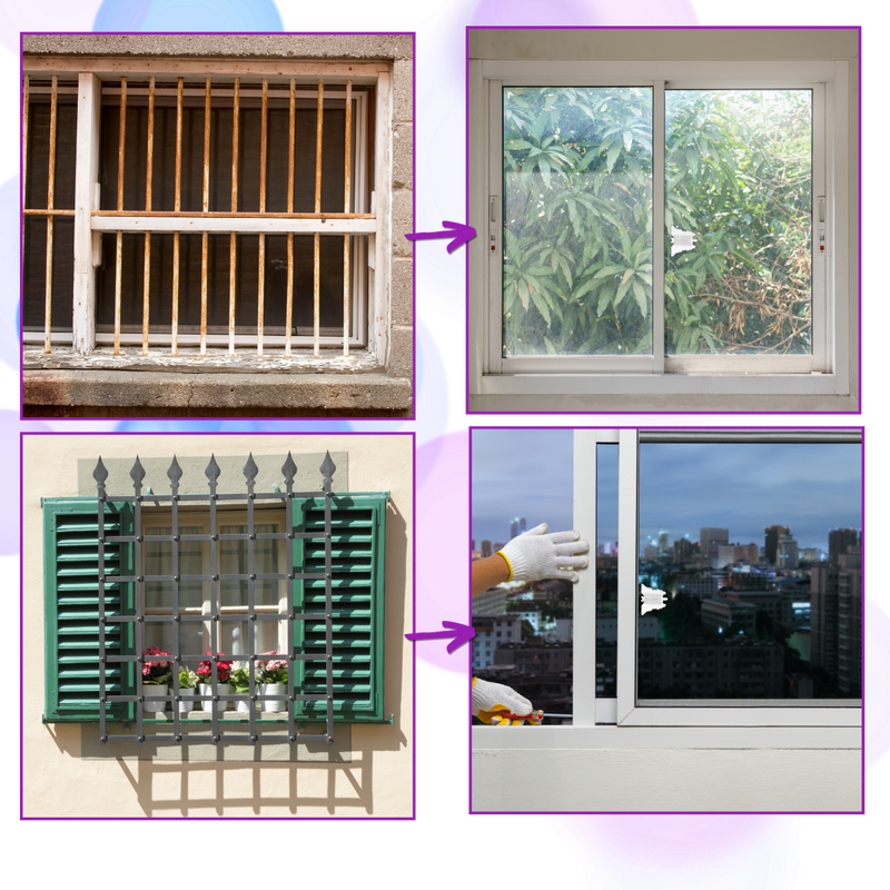 Burglar Proof Sliding Door Lock