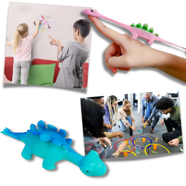 Sticky Slingshot Finger Dinosaur