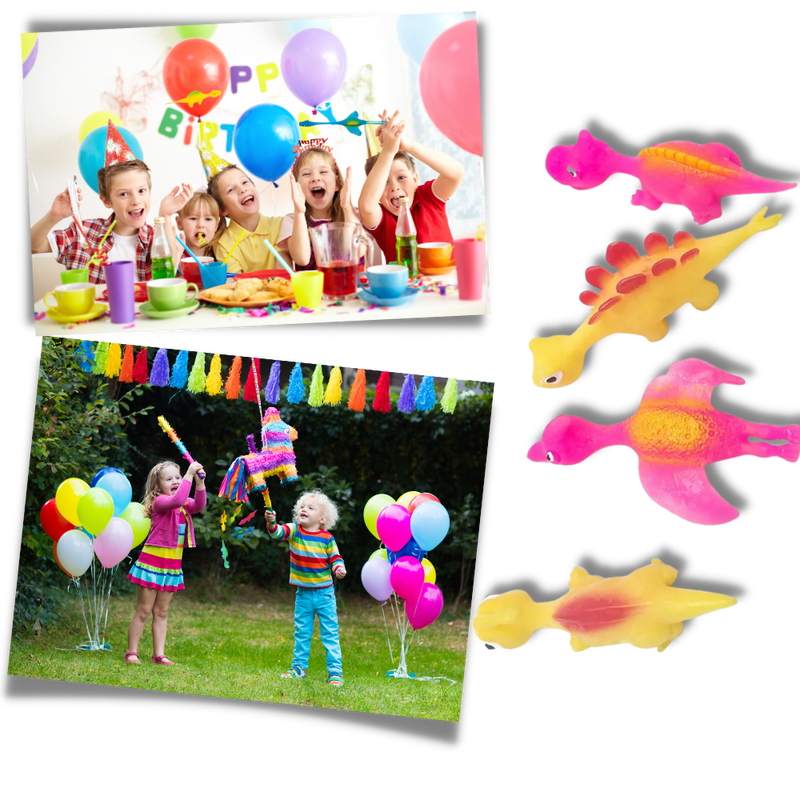 Sticky Slingshot Finger Dinosaur