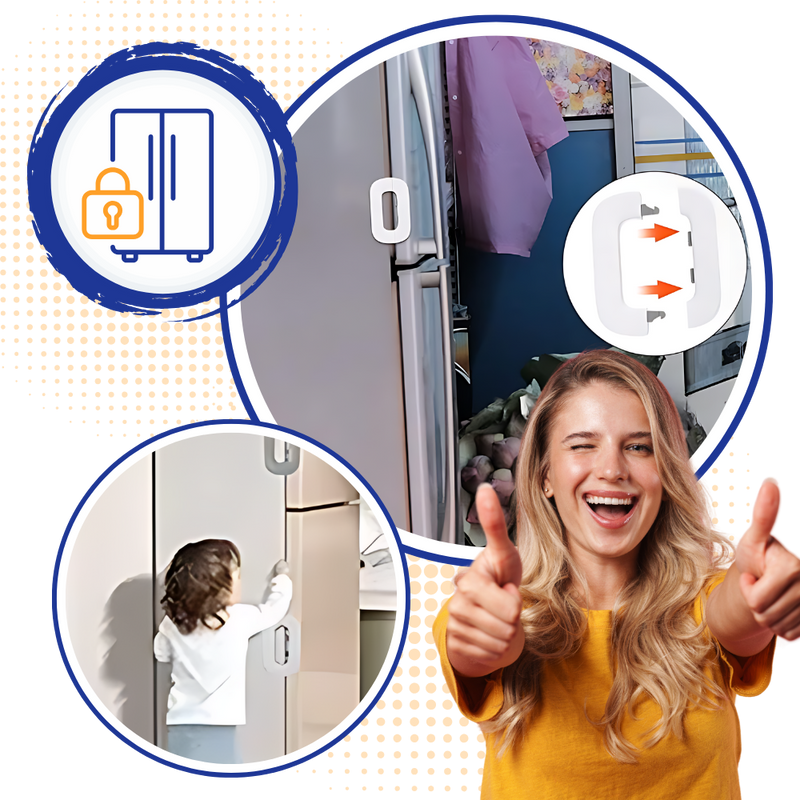 Child Safety Refrigerator Door Lock