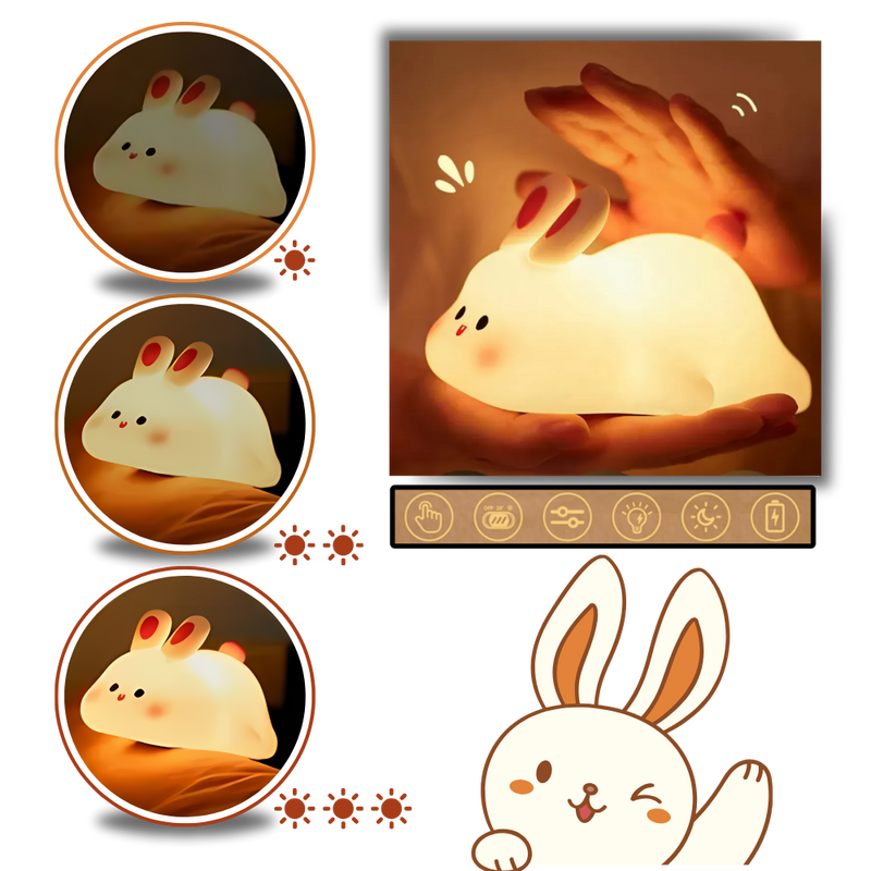 Cozy Adorable Bunny Night Light