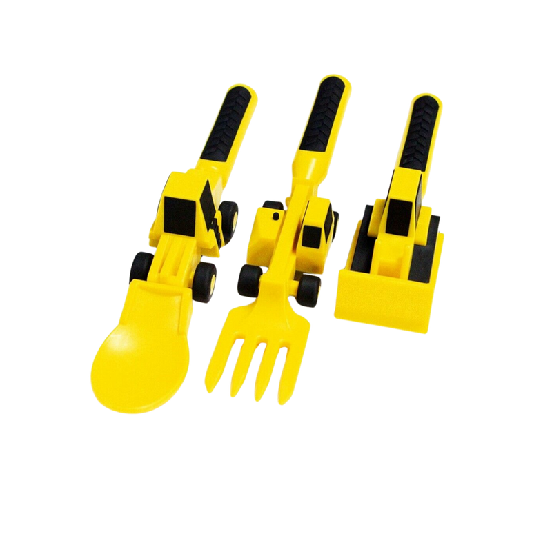 Creative Constructive Eating Plate and Utensils Set