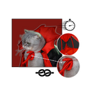 Cute Dracula Halloween Pet Costume