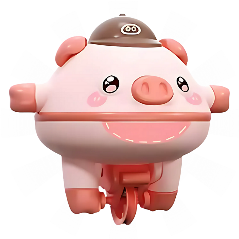 Cutesy Tightrope Piggy Toy