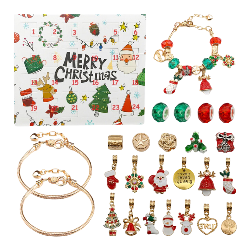 DIY Jewelry 24-day Countdown Advent Calendar