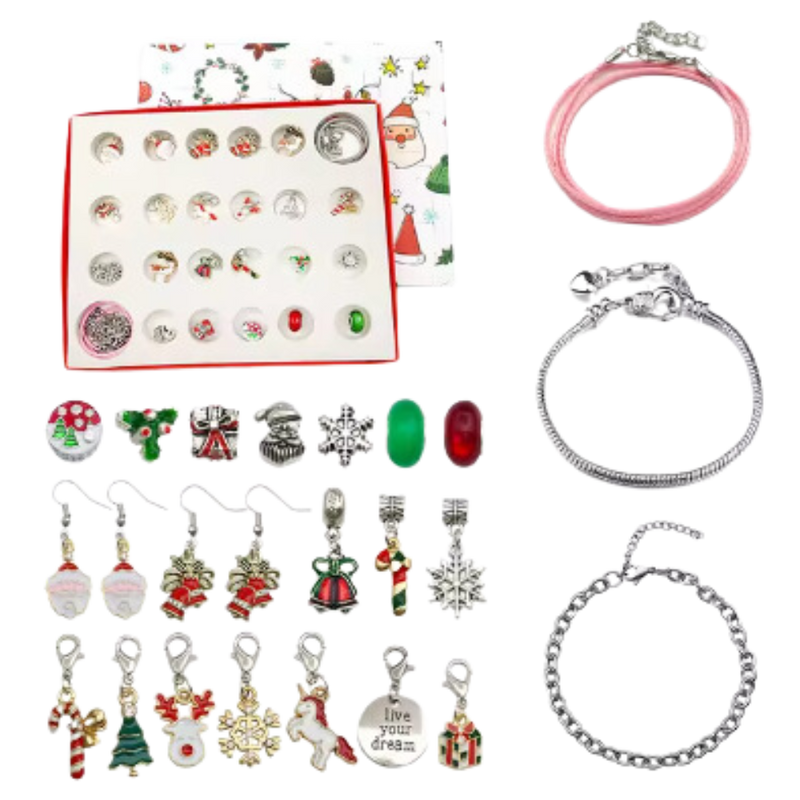 DIY Jewelry 24-day Countdown Advent Calendar
