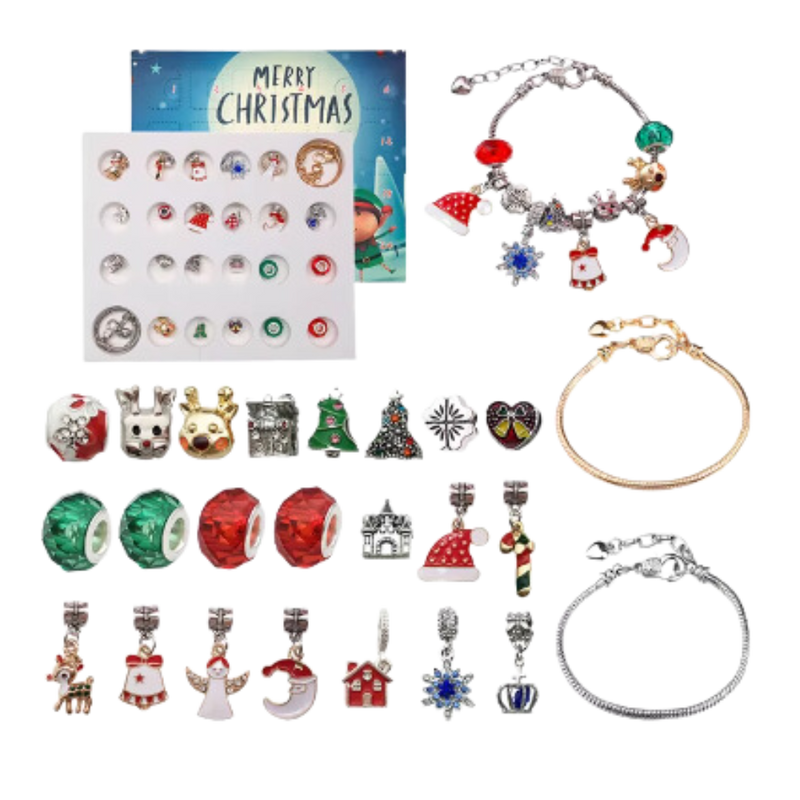 DIY Jewelry 24-day Countdown Advent Calendar
